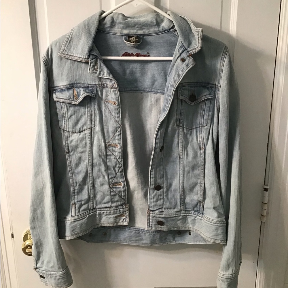 Eddie Bauer Light Wash Jean Jacket